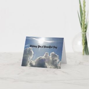 Carte d'anniversaire Sun Over Nuages