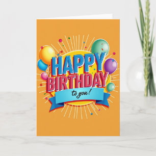Carte d'anniversaire Sunny Ray