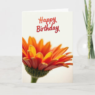 Carte d'anniversaire Sunset Petal