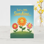 Carte d'anniversaire Sunshine Bloom (Fleur jaune)