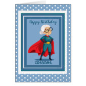 Carte d'anniversaire Super Grand-mère (Devant)