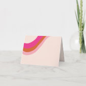 Carte d'anniversaire super Retro Cute Ghost Merci (Dos)