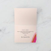 Carte d'anniversaire super Retro Cute Ghost Merci (Intérieur)