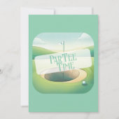 Carte d'anniversaire sur mesure du thème du golf | (Devant)