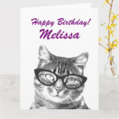 Carte d'anniversaire surdimensionnée avec une imag (Fleur jaune)