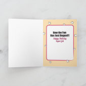 Carte d'anniversaire Sweet 1 pour enfants (Intérieur)