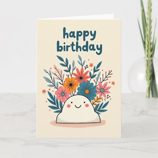 Carte d'anniversaire Sweet Cloud (Devant)