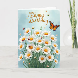 Carte d'anniversaire Sweet Daisy