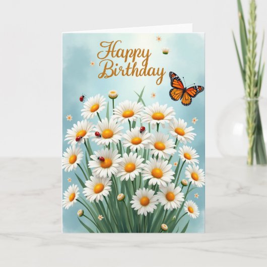 Carte d'anniversaire Sweet Daisy (Devant)