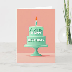 Carte d'anniversaire Sweet Glaze