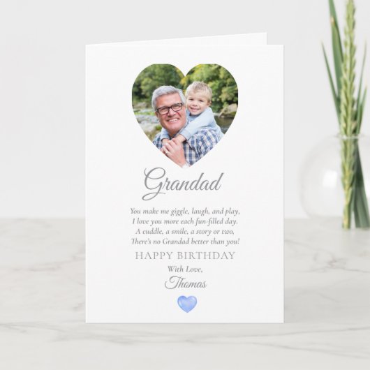 Carte d'anniversaire Sweet Grandad de Toddler (Devant)