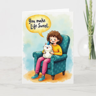 Carte d'anniversaire Sweet Life
