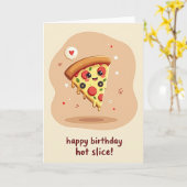 Carte d'anniversaire Sweet Slice (Fleur jaune)