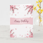 Carte d'anniversaire Sweet Spring (Fleur jaune)