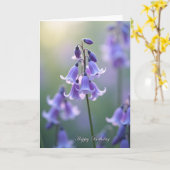 Carte d'anniversaire Sweet Violet (Fleur jaune)