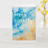 CARTE D'ANNIVERSAIRE SWELL (Fleur jaune)