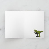 Carte d'anniversaire T-Rex (Intérieur)