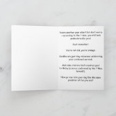 Carte d'anniversaire T-Rex avec message drôle (Intérieur)