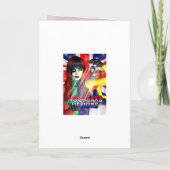 Carte d'anniversaire tante, avec tulipes (Dos)