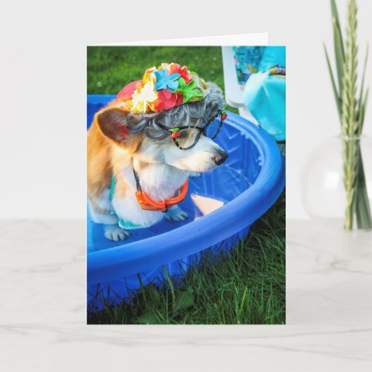 Carte d'anniversaire Tante Gussy (Devant)