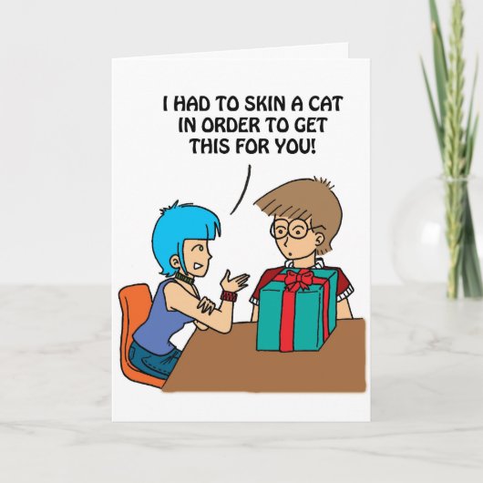 Carte d'anniversaire Tara de garçon de Tom (Devant)