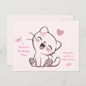 Carte d'anniversaire tardive (Devant / Derrière)