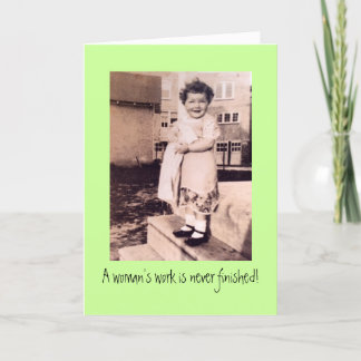 Carte d'anniversaire tardive