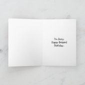 Carte d'anniversaire tardive (Intérieur)