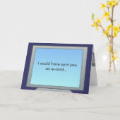 Carte d'anniversaire tardive (Fleur jaune)