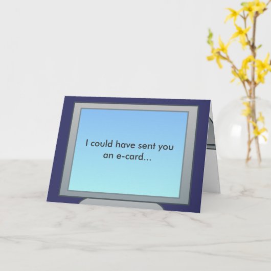 Carte d'anniversaire tardive (Fleur jaune)