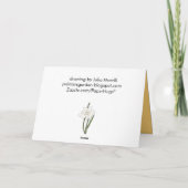 Carte d'anniversaire tardive (Dos)