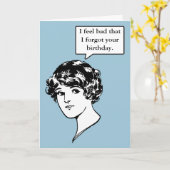 Carte d'anniversaire tardive - Personnaliser (Fleur jaune)