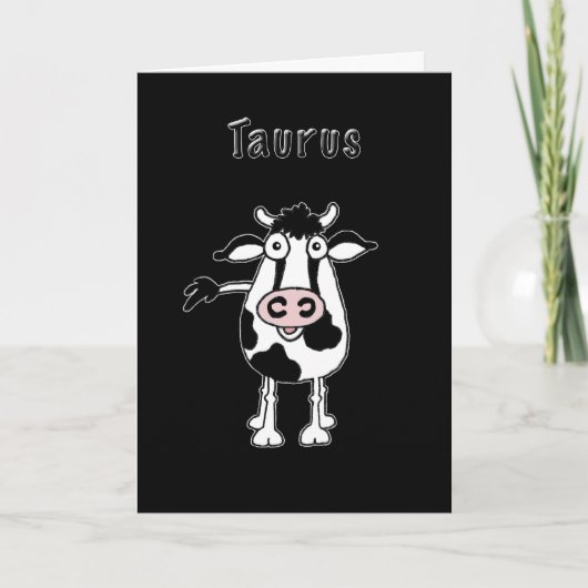 Carte d'anniversaire Taurus Bull (Devant)