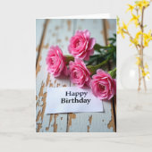 Carte d'anniversaire Tender Bloom (Fleur jaune)