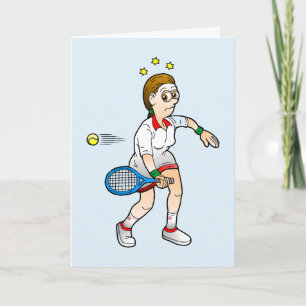 Carte d'anniversaire Tennis Break Point Joyeux Ann