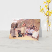 Carte d'anniversaire Terrier Écossais (Fleur jaune)