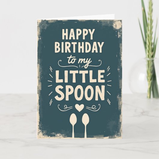 Carte d'anniversaire texturée chaude (Devant)