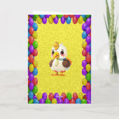 Carte d'anniversaire Thanksgiving Turquie personna (Dos)