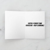 Carte d'anniversaire Thanksgiving Turquie personna (Intérieur)