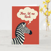 Carte d'anniversaire Thinking Equine (Fleur jaune)