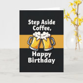 Carte d'anniversaire Toast Doré (Fleur jaune)