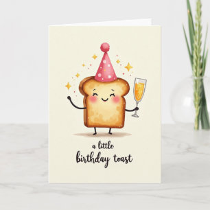 Carte d'anniversaire Toast Sucré