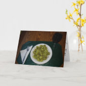 Carte d'anniversaire "Tortellini" (Fleur jaune)