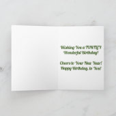 Carte d'anniversaire “Tortues nageuses” (Intérieur)