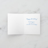 Carte d'anniversaire Tourbillonnant, vive, colorée (Intérieur)