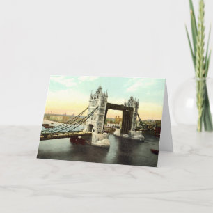 Carte d'anniversaire, Tower Bridge, Londres