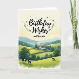 Carte d'anniversaire Tranquil Hills