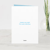 CARTE D'ANNIVERSAIRE TRANQUILLE (Dos)