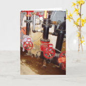 Carte d'anniversaire "Travel the Pipeline" (Fleur jaune)