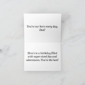 Carte d'anniversaire très agréable pour papa (Intérieur)